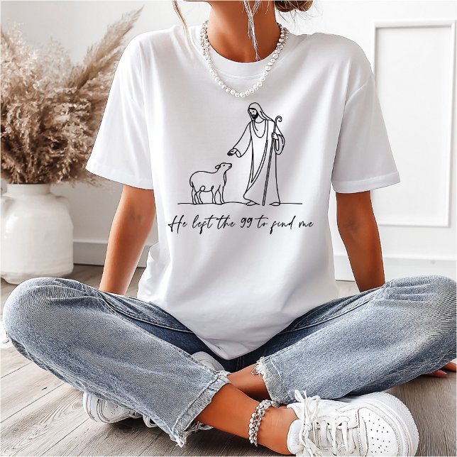 He Left The 99 To find Me  T Shirt (Skapare uppladdad)