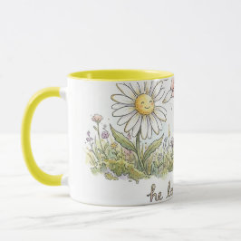He Loves me - Daisy Love me not Whimsical Combo Mugg