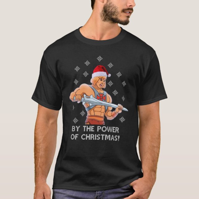 He Man By The Power Of Christmas2852png2852 T Shirt (Framsida)