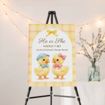 He or She WADDLE IT BE? Welcome sign
