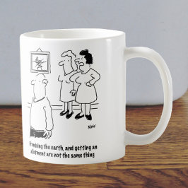 He promised the earth, she got an allotment kaffemugg