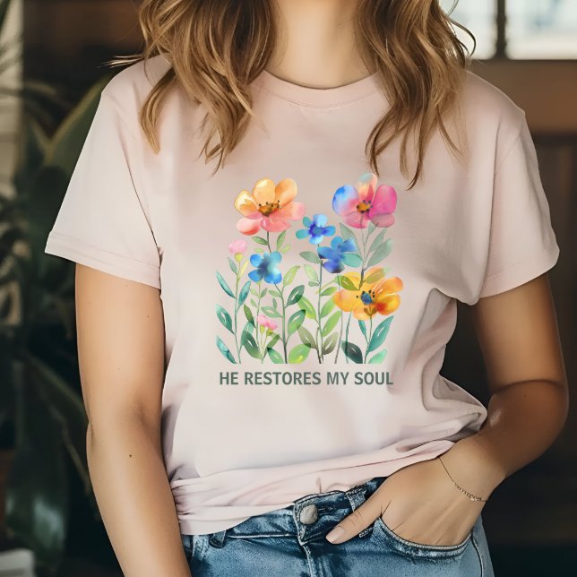 He restores my soul t shirt (Skapare uppladdad)