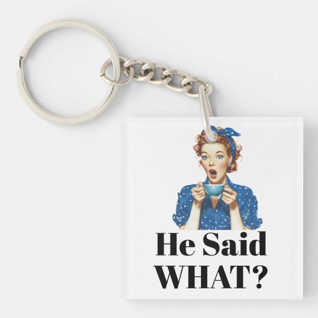 He Said What? Keychain (Framsidan)