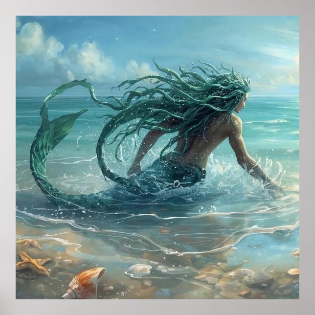 He Who Walks the Shallow Sea Poster (Framsidan)