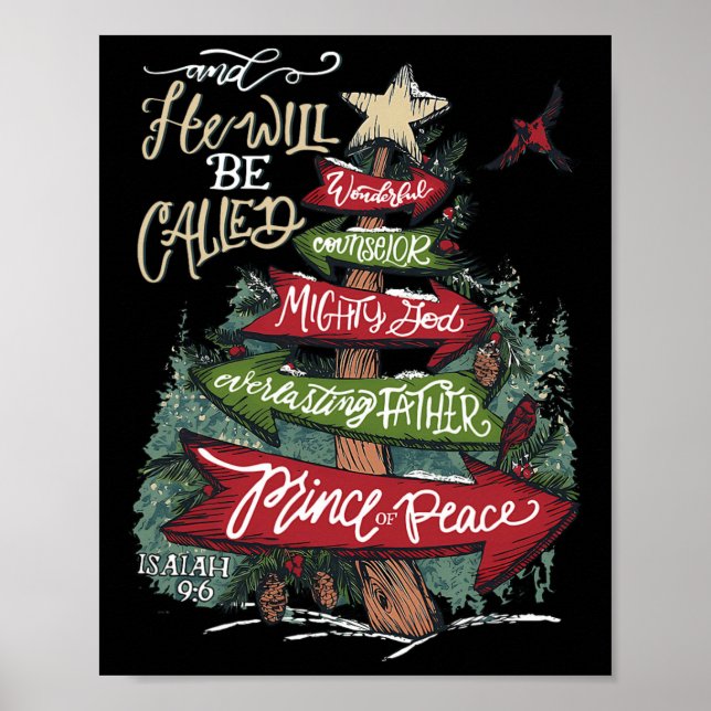 He Will Be Called Wonderful Counselor Mighty God I Poster (Framsidan)