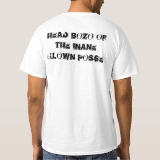 Head Bozo av den meningslösa Klown possen T-shirt