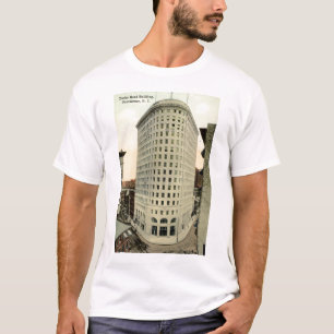 Head bygga Providence RI för Turks vintage 1915 T-shirt
