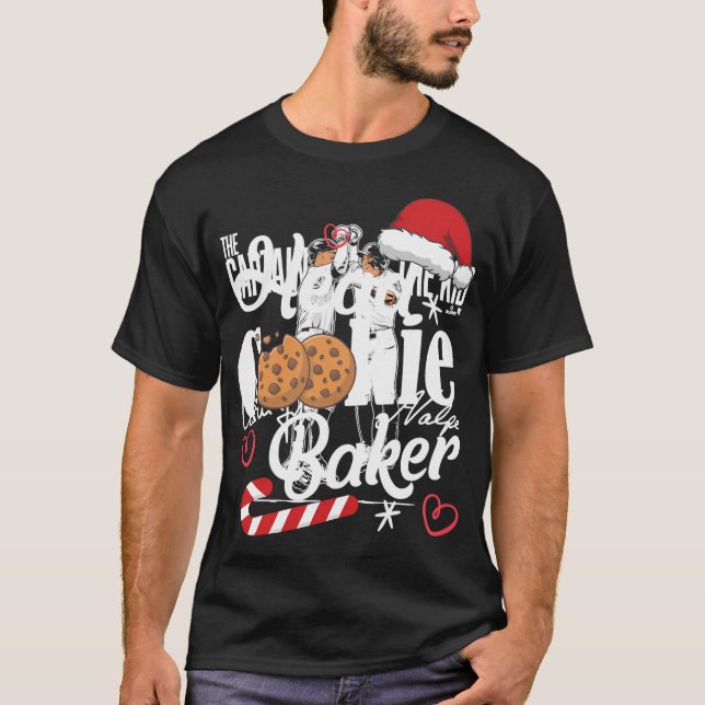 Head Cookie Baker-jul T Shirt (Framsida)