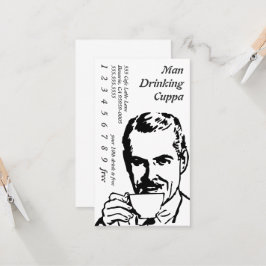 Head dricka fodrar konstmorgonen Cuppa Lojalitetskort