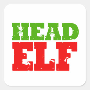 HEAD ELF FYRKANTIGT KLISTERMÄRKE