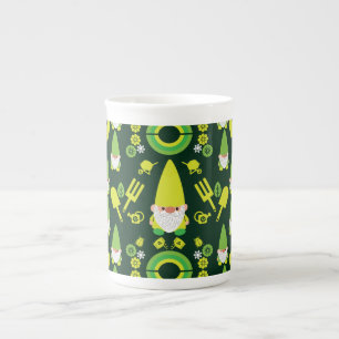 Head Garden Gnome Gardener Benporslin Mugg