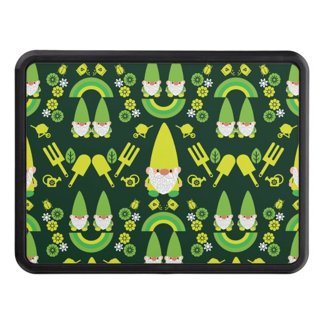 Head Garden Gnome Gardener Dragkroksskydd (Framsidan)