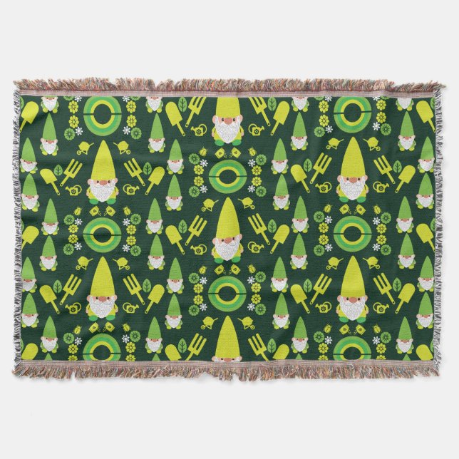 Head Garden Gnome Gardener Filt (Framsidan)