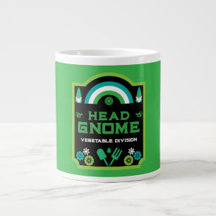 Head Garden Gnome Gardener Jumbo Mugg