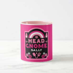 Head Garden Gnome Gardener Mugg