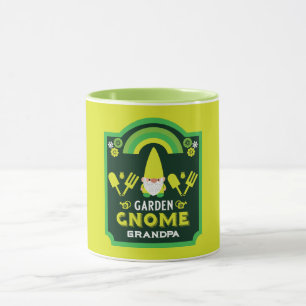 Head Garden Gnome Gardener Mugg