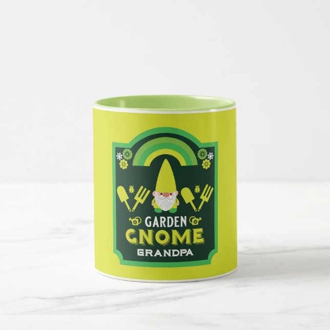 Head Garden Gnome Gardener Mugg (Center)