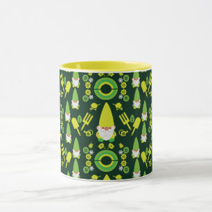 Head Garden Gnome Gardener Mugg
