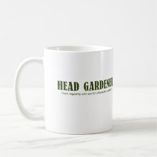 "Head Gardener", tryckt Gift Kaffe/Tea Mugg (11oz)