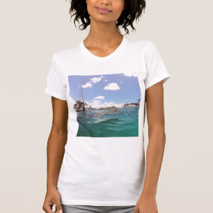 Head Hawaii för diamant sköldpadda T-shirt