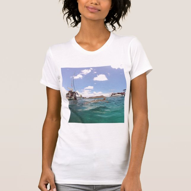 Head Hawaii för diamant sköldpadda T-shirt (Framsida)