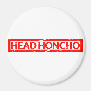 Head Honcho Frimärke Magnet