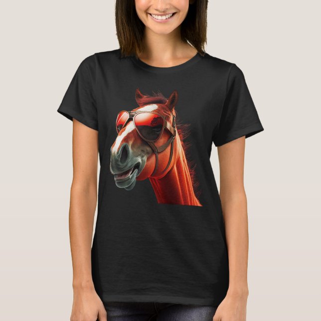 Head Horses  Humorous Sunglasses  1 T Shirt (Framsida)