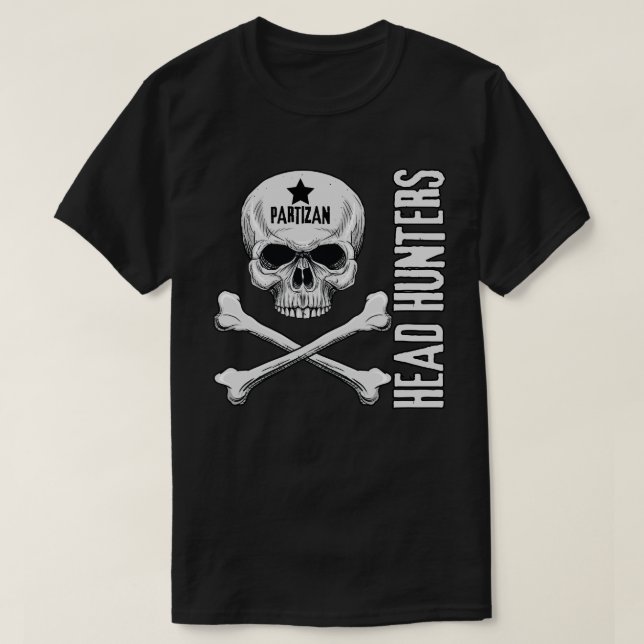 Head Hunters Partizan T Shirt (Design framsida)