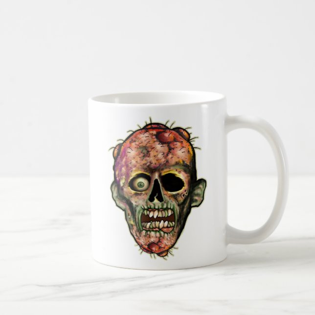 Head kaffemugg för Zombie (Höger)