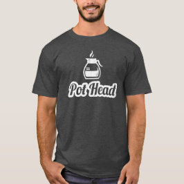 Head kaffeT-tröja för kruka Tee