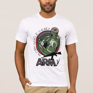 Head militär arméuppdelning för muskel t-shirt