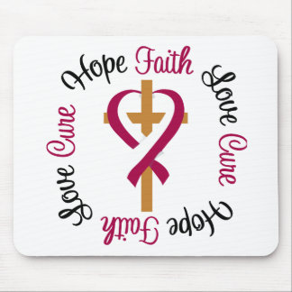 Head Nacke Cancer Faith Hope Kärlek Kor Musmatta