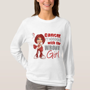 Head nackecancer röra med fel Girl.png T-shirt