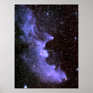 Head Nebula IC 2118 för häxa Poster