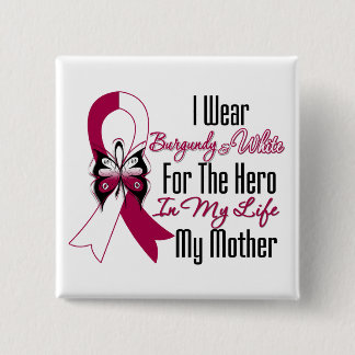 Head och Nacke Cancer Hero My Mor Knapp