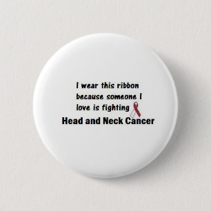 Head och nackecancer knapp