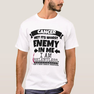Head och nackecancer mötte dess värst fiende i mig tee