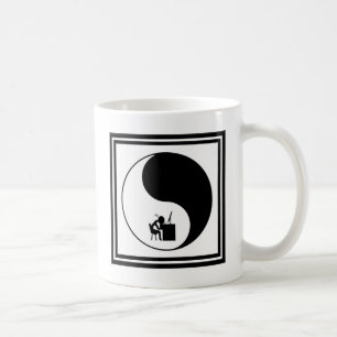 Head skrivbordsymbol kaffemugg
