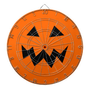 Head snida dartboard för läskig Halloween pumpa Piltavla