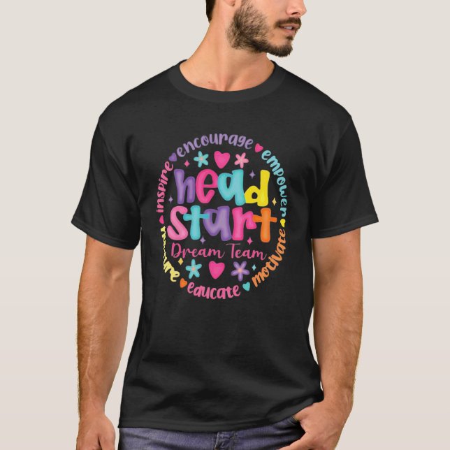 Head Start Dröm Team Squad Lärare Headstart Tillba T Shirt (Framsida)
