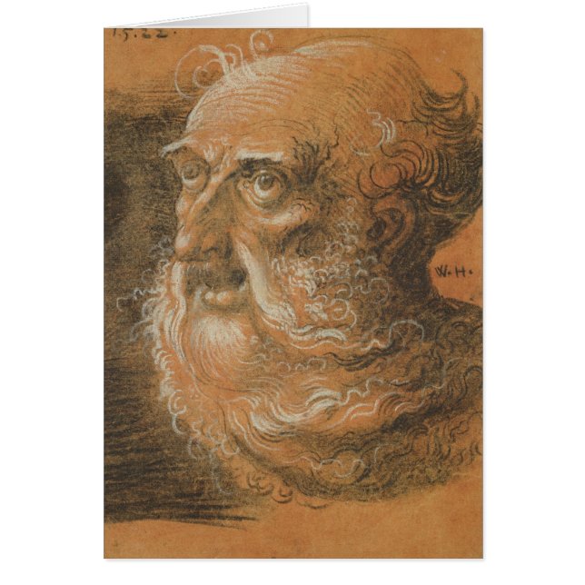 Head studie, 1522 hälsningskort (Framsidan)