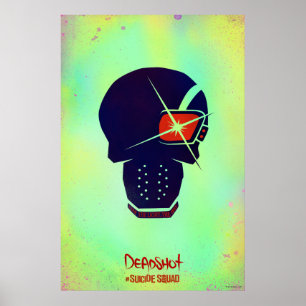 Head symbol för självmordSquad Deadshot Poster