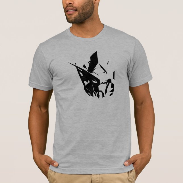 Head T-tröja för robot Tee (Framsida)