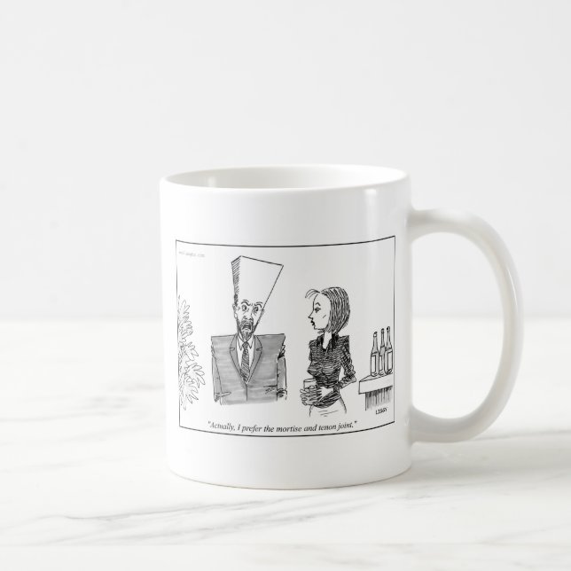 Head tecknadmugg för sinka kaffemugg (Höger)