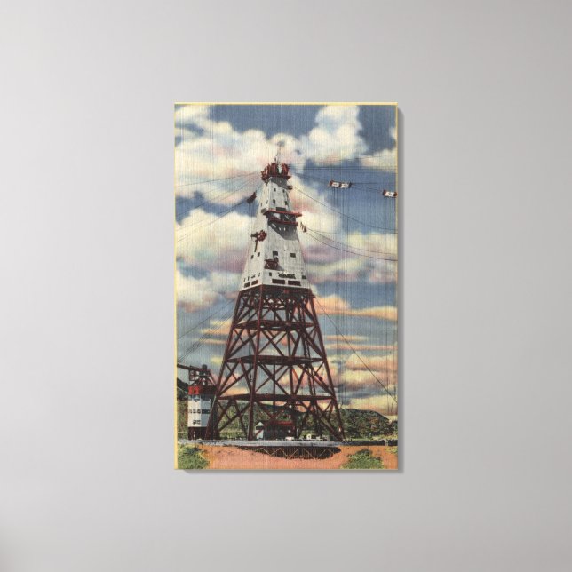 Head Torn, Mixing Plant, Shasta Dam Canvastryck (Framsida)