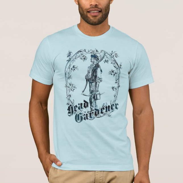 Head trädgårdsmästare~Mr T-shirt (Framsida)