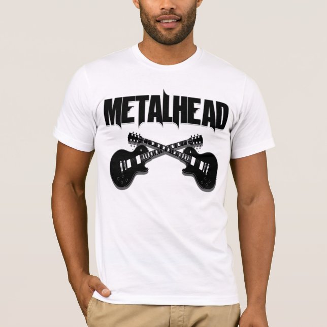 Head Tshirt för metall Tee Shirt (Framsida)