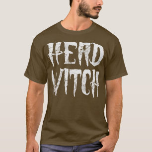 Head Witch Halloween Funny Vuxen humor T Shirt