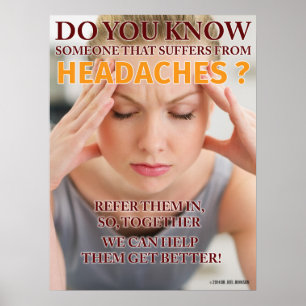 Headache Poster 18 x 24