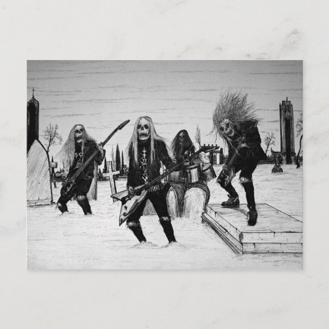 Headbanger Vykort (Framsida)